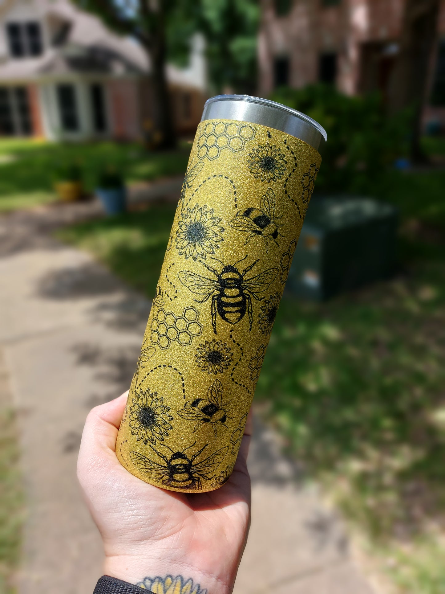 Sparkle Bee Tumbler