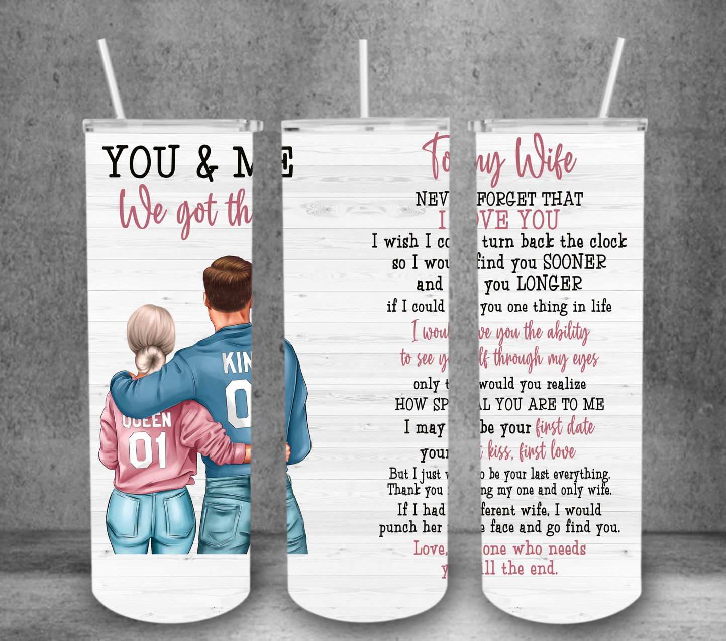 You & Me Tumbler