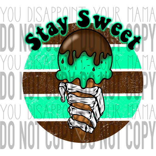 Stay Sweet Ice Cream transfer