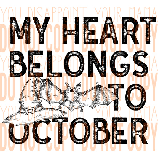 Heart Belongs To October transfer